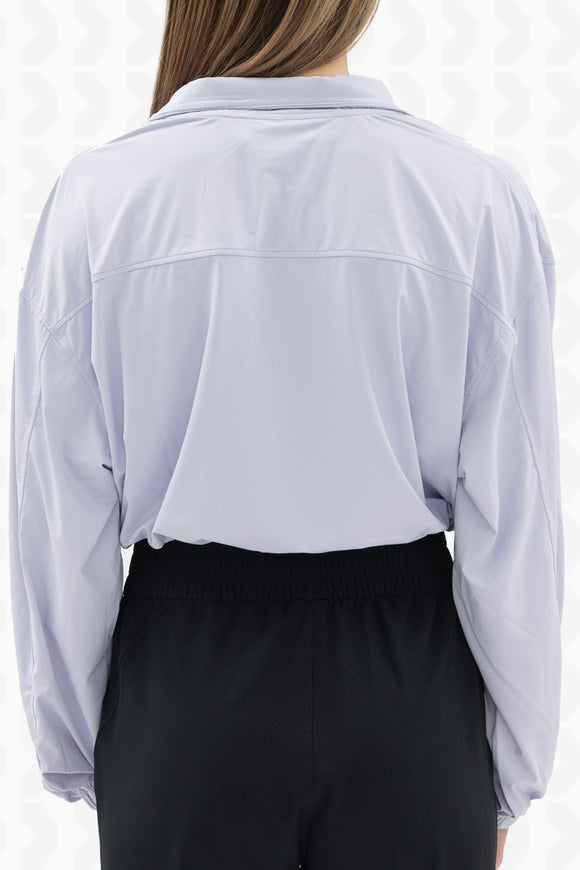 Blue After-Practice Jacket - Back