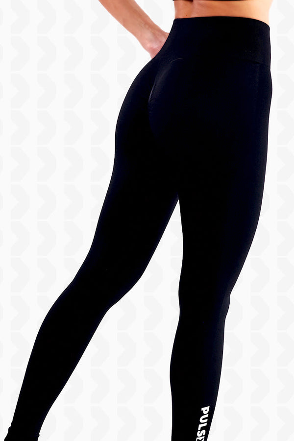 Black Seamless Shape Legging - Back Side