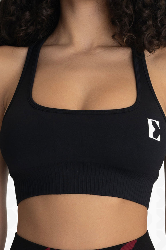 Black Neon Bra - Front